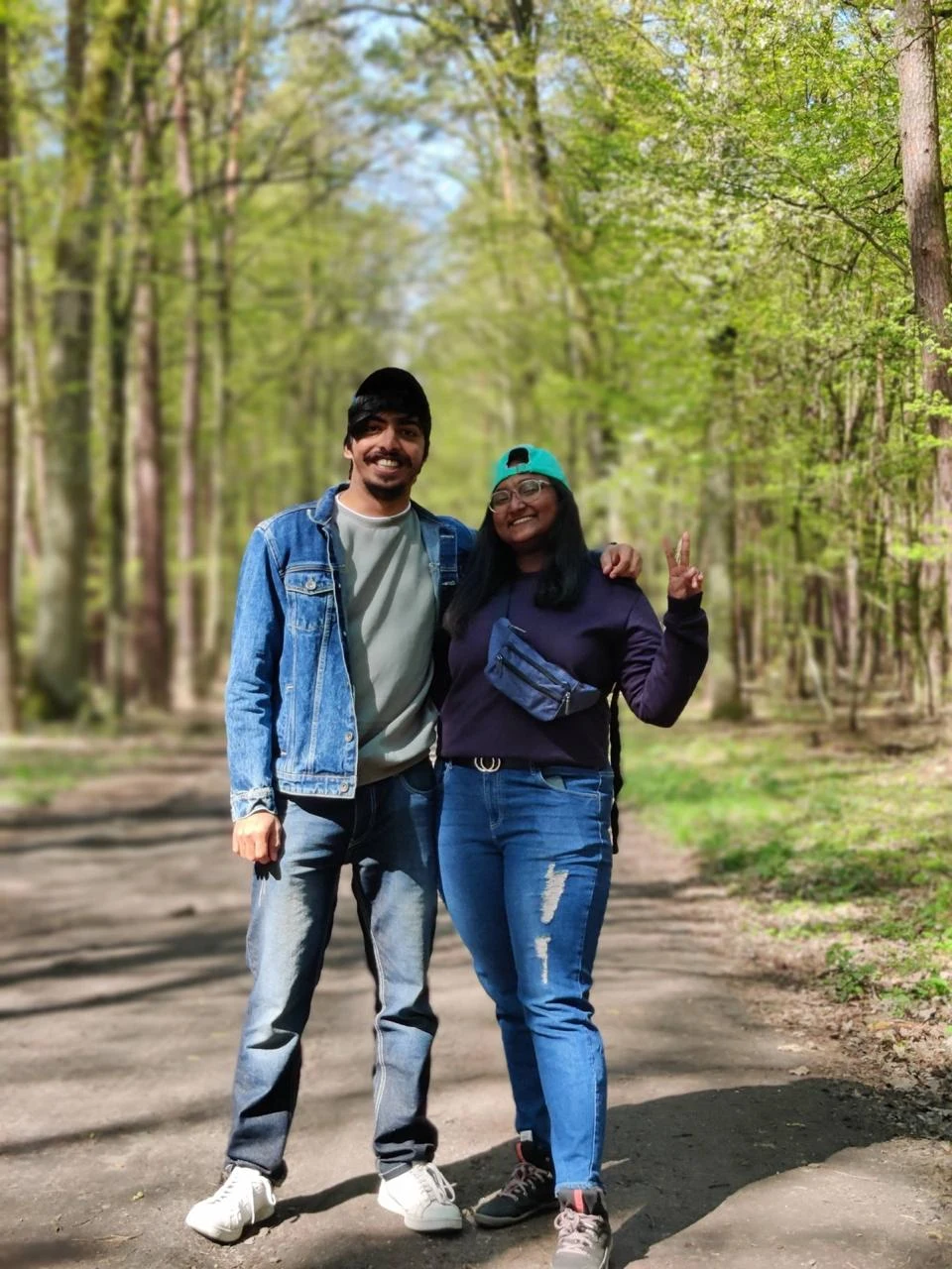 An early memory of Alma and Abhishek in Poland
